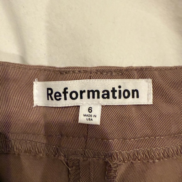 High waisted Reformation tencel wide leg pants size 6 - Picture 3 of 4